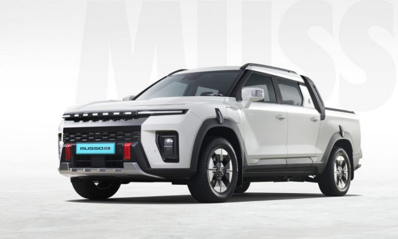 Пикап KGM Musso EV от бывшего SsangYong предложен с полным приводом Пикап KGM Musso EV от бывшего SsangYong предложен с полным приводом